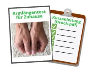 Mockup Kurzanleitung Armlängentest Den Armlängentest lernen - Download Kurzanleitung