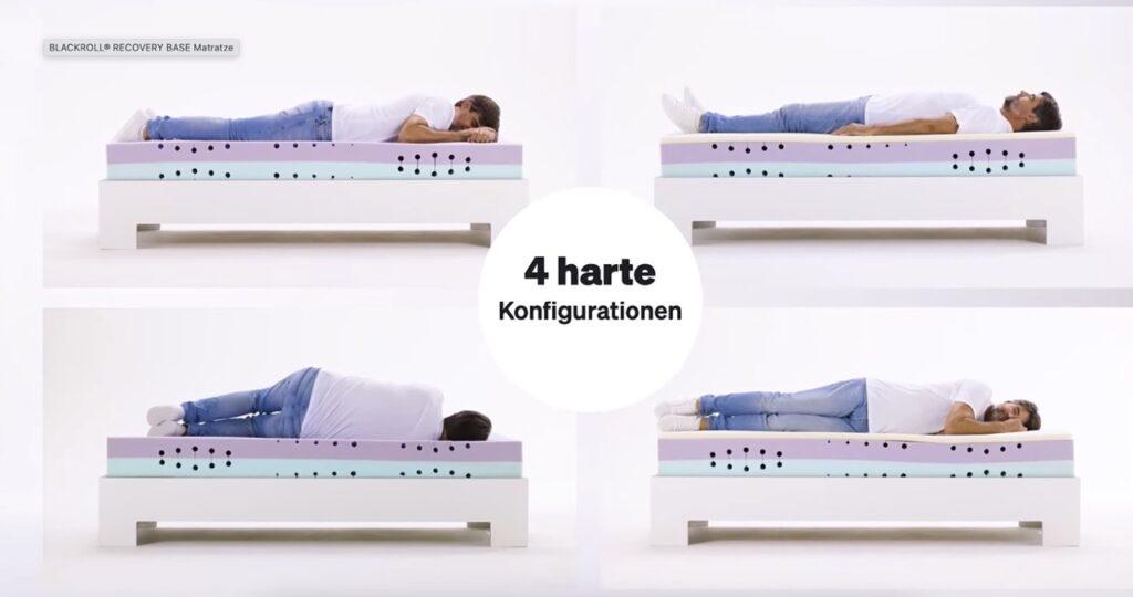 Blackroll Matratze Test Erfahrungen harte Konfigurationen
