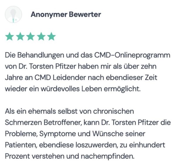 Feedback MyoFaszial-360 Therapie Feedback Myofaszial Therapie